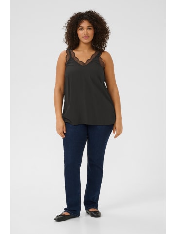 KAFFE curve Ärmellose Bluse KCjakobine Regular fit in Black Deep