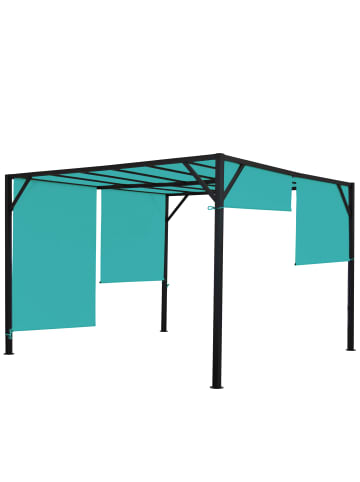 MCW Pergola Beja mit Schiebedach, 4x4m