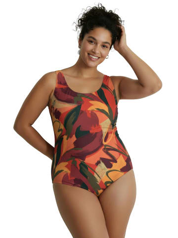 Ulla Popken Badeanzug in paprika