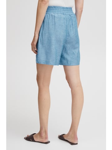 Fransa FRLin loose fit in Malibu Blue Melange