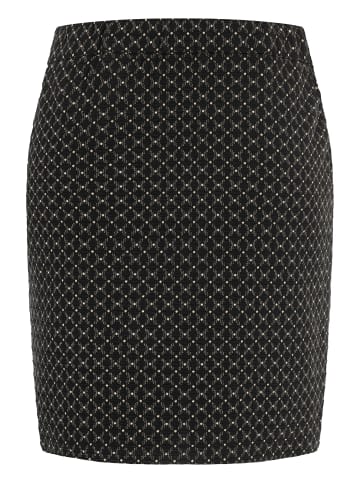 More & More Businessrock in rhomb jersey black