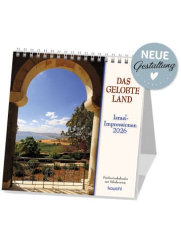 Kawohl Kalender - Das Gelobte Land 2026