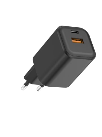 Qualo QUALO Nano PD GaN 45W USB-A USB-C Wandladegerät QLSN-CA-45-01
