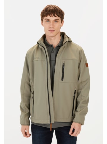 Camel Active Softshell Jacke aus recyceltem Polyester in Grün