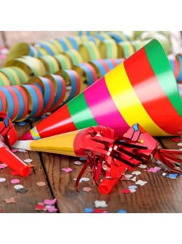 relaxdays 72 x Partytröten in Bunt