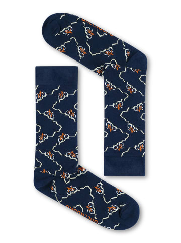 GreenBomb Socks Bike Zigzag in Mix