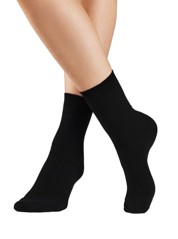 LAVANA basic Basicsocken in 5x schwarz