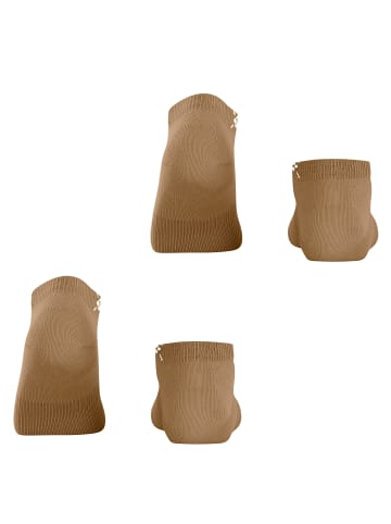 Burlington Sneakersocken Everyday 2-Pack in Brown suga
