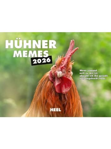Heel Verlag Kalender - Kalender Hühner Memes 2026 Eintragkalender