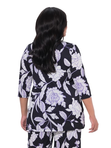 Ulla Popken Longshirt in schwarz