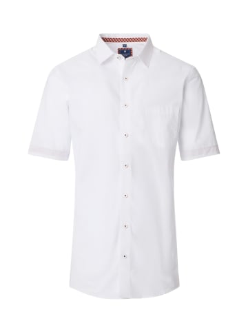 Redmond Freizeithemd Kurzarm in Weiß