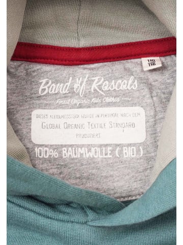 Band of Rascals Kapuzenpullover " 3C Block " in sage-moos