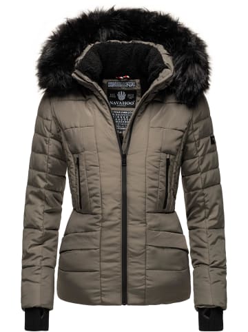 Navahoo Winterjacke Adele in Grey Olive