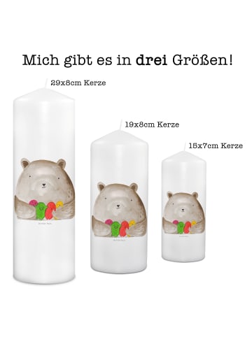 Mr. & Mrs. Panda Weihnachtskerze Bär Gefühl ohne Spruch in Weiß