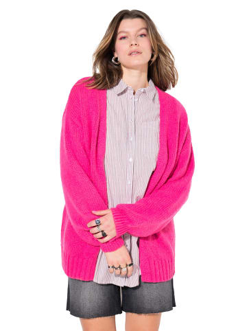 Studio Untold Strickjacke in neon pink