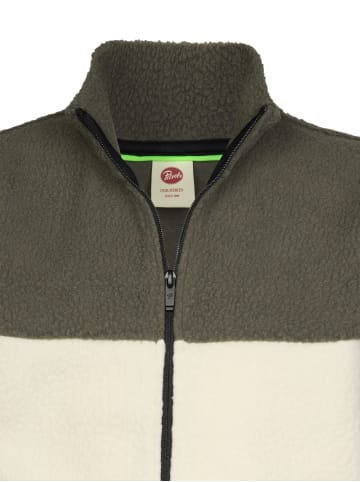 Petrol Industries Sherpa-Jacke mit Reißverschluss forgehaven in Weiß