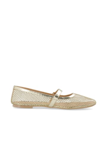 Bianco Mary Jane Schuhe in Gold