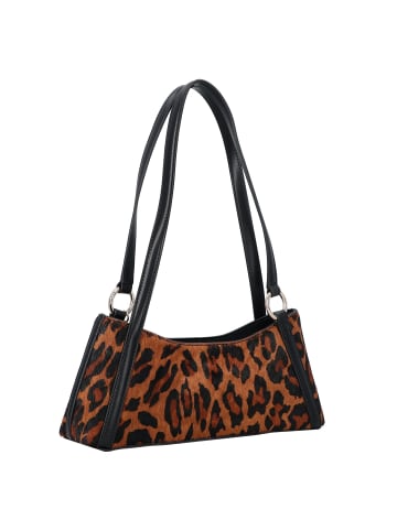 Guess Domitilla Schultertasche Leder 30 cm in leopard