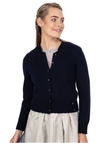 Spieth & Wensky Strickjacke BRESCIA in dunkelblau