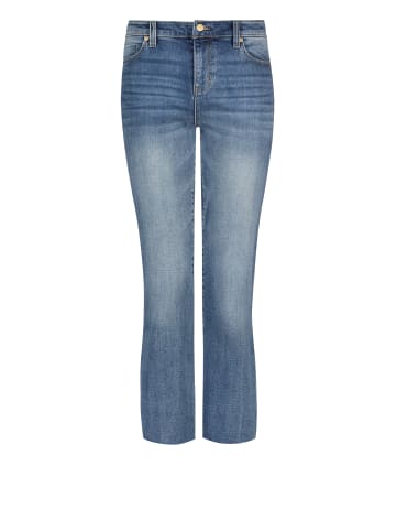 Liverpool Jeans Hannah Cropped Flare With Cut Hem in Fallbrook