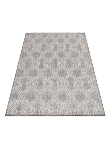 KADIMA DESIGN Teppich Outdoor Flachgewebe Geometrisch Polypropylen Balkon