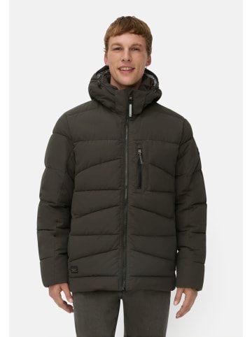 Camel Active Winterjacke mit abnehmbarer Kapuze in Dunkelbraun