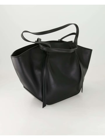 Seidenfelt Shopper in Schwarz