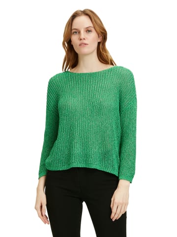 Betty Barclay Basic-Strickpullover mit Rippenstruktur in Grün