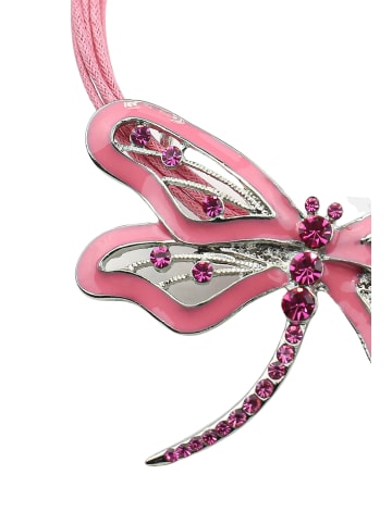 collezione alessandro Kurze Kette " Dragonfly " in rosa