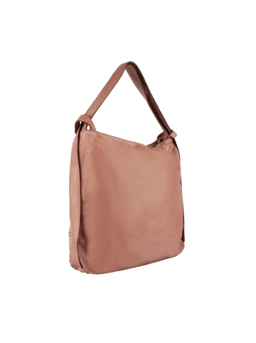 FELIPA Geflochtene Ledertasche in Pink