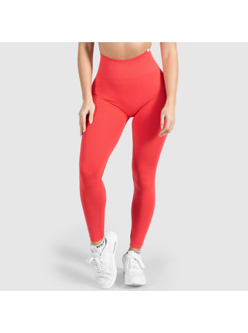 SMILODOX Leggings Amaze Scrunch Pro in Rot