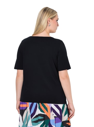 Ulla Popken Shirt in schwarz