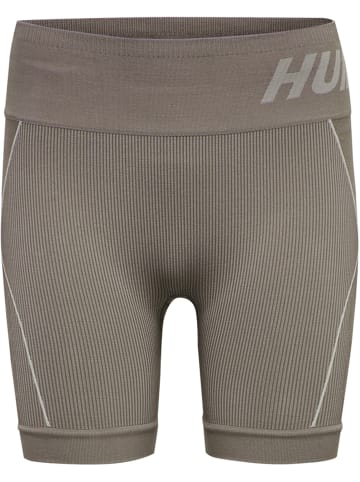 Hummel Hummel Shorts Hmlte Training Damen Dehnbarem Feuchtigkeitsabsorbierenden Nahtlosen in CHATEAU GRAY/DRIFTWOOD MELANGE