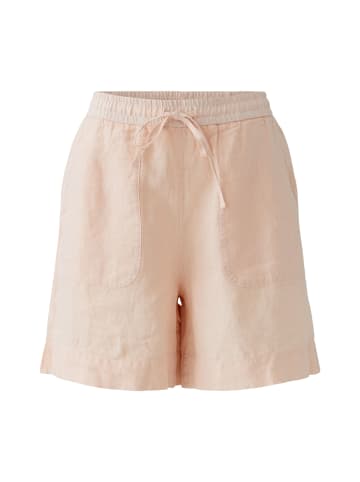 Oui Leinen Shorts in peach whip