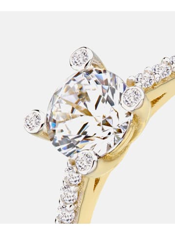 Vanlere Verlobungsring aus 375 Gelbgold mit Zirkonia
