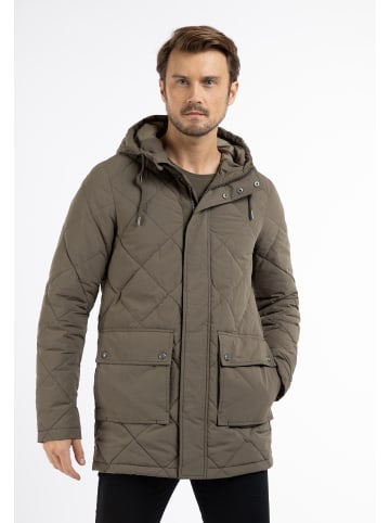 DreiMaster Vintage Herren Übergangsjacke Mit Leichter Wattierung in Oliv