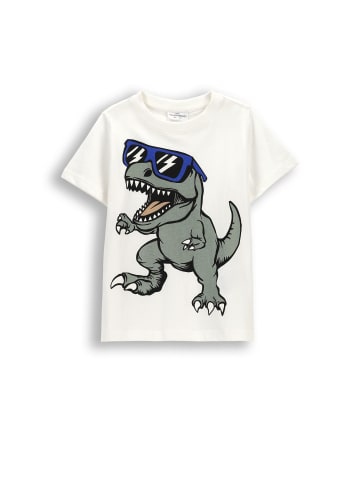 Coccodrillo T-shirt mit kurzen Ärmeln in ecru