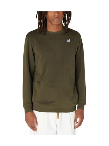 K-Way Le Vrai Auguste Hv Poly Co Sweatshirt in Kaki