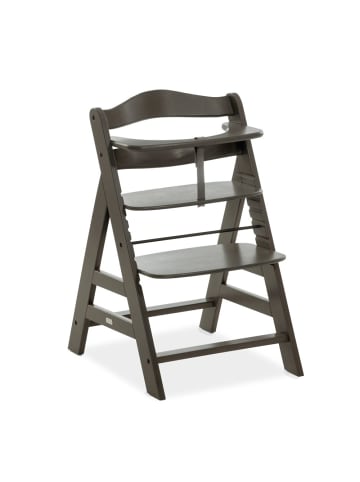 Hauck Hochstuhl Alpha Plus Select Charcoal - im Sparset in grau,rosa