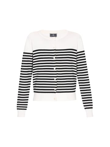 DreiMaster Women Cardigan in offwhite black