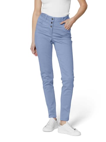 MADELEINE Highwaist-Jeans aus Power-Stretch in polarblau
