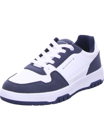 Tom Tailor Sneaker in white/navy