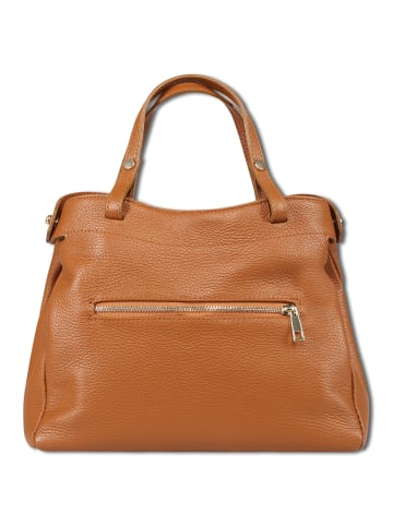 Florence Leder Handtasche Florence Tasche hellbraun ca. 31cm