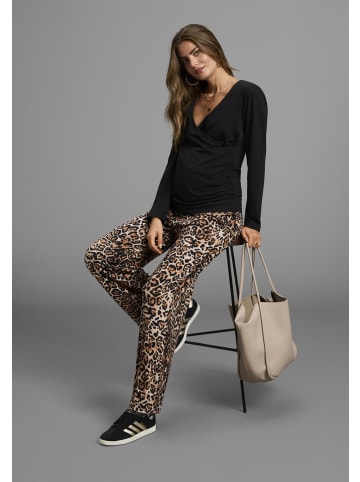 neun 9 monate Umstandsshirt in schwarz