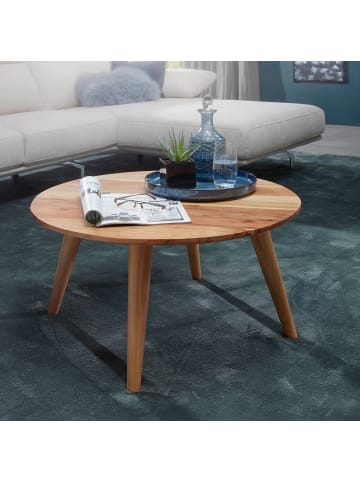 FineBuy Couchtisch in Braun / Akazie / 75x75x0