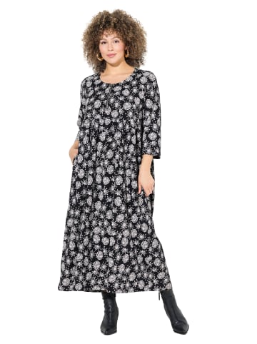 Ulla Popken Jerseykleid in schwarz