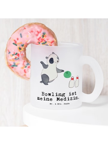 Mr. & Mrs. Panda Pott Panda Bowling mit Spruch in Transparent