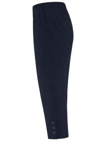 GOLDNER Kurzgröße:  Capri-Reiseschlupfhose Pflegeleichte Capri-Schlupfhose in marine