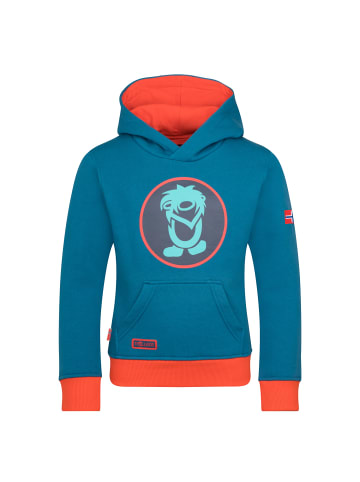 Trollkids Hoodie Troll in dark petrol