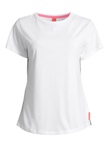 Salzhaut Rundhals T-Shirt für Damen in weiß